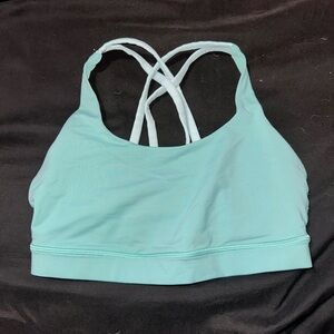 Blue lululemon bra